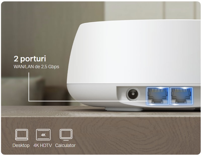 Sistem Wireless Mesh Gigabit TP-LINK Deco BE25 BE3600, Wi-Fi 7